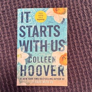 'It Starts With Us' Book - Blue Cover Paperback